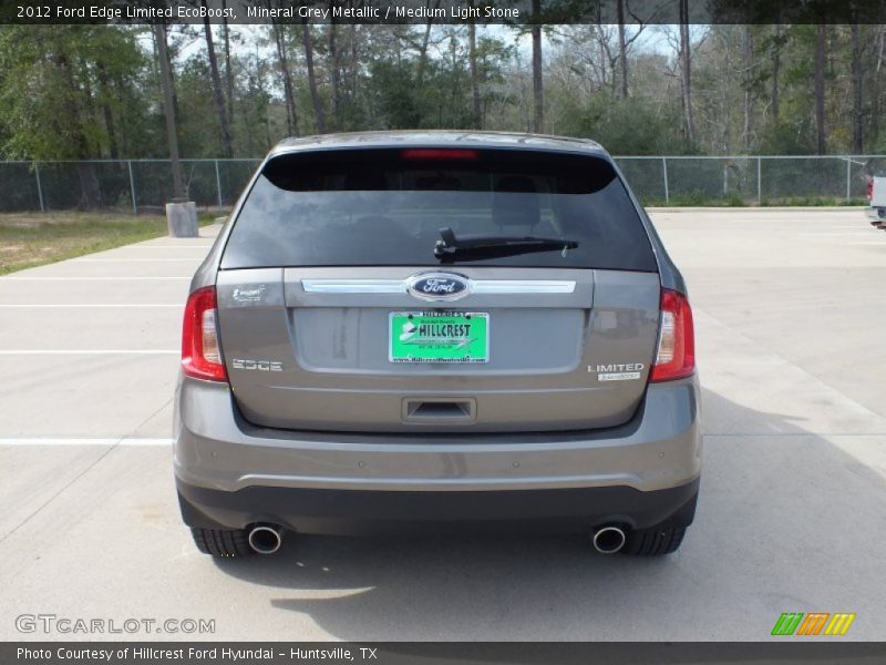 Mineral Grey Metallic / Medium Light Stone 2012 Ford Edge Limited EcoBoost