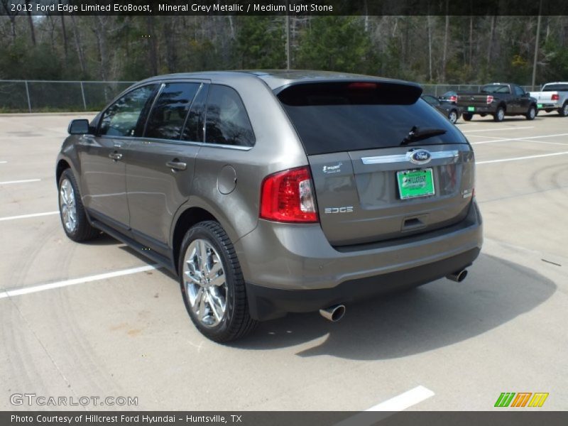 Mineral Grey Metallic / Medium Light Stone 2012 Ford Edge Limited EcoBoost