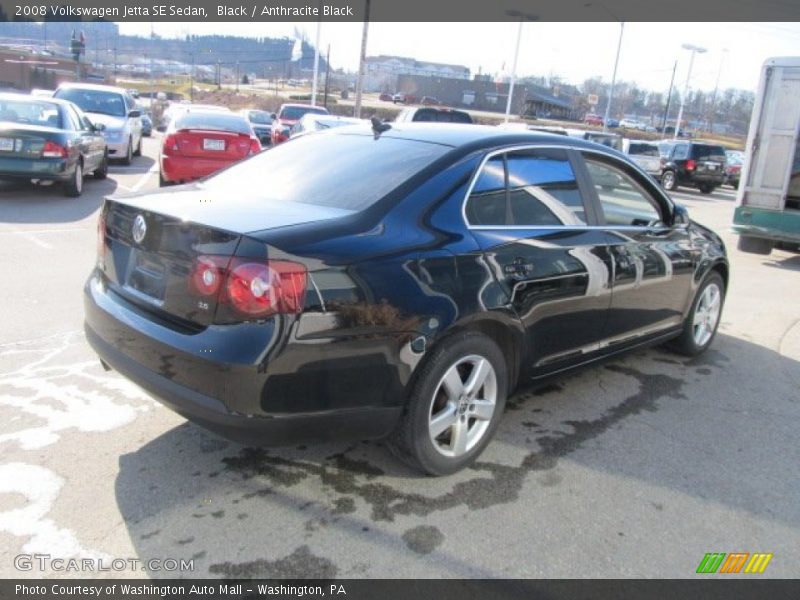 Black / Anthracite Black 2008 Volkswagen Jetta SE Sedan