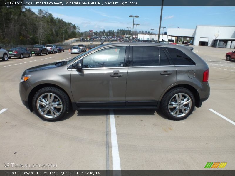 Mineral Grey Metallic / Medium Light Stone 2012 Ford Edge Limited EcoBoost