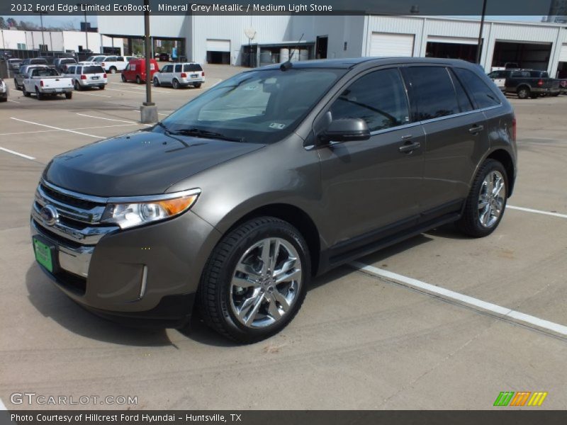 Mineral Grey Metallic / Medium Light Stone 2012 Ford Edge Limited EcoBoost