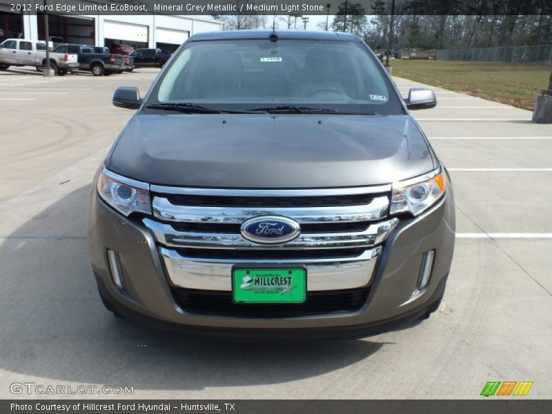 Mineral Grey Metallic / Medium Light Stone 2012 Ford Edge Limited EcoBoost