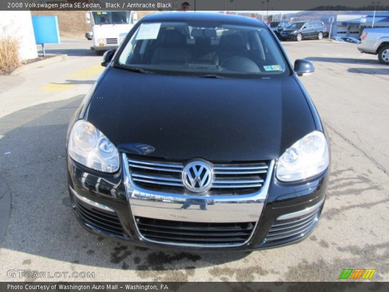 Black / Anthracite Black 2008 Volkswagen Jetta SE Sedan