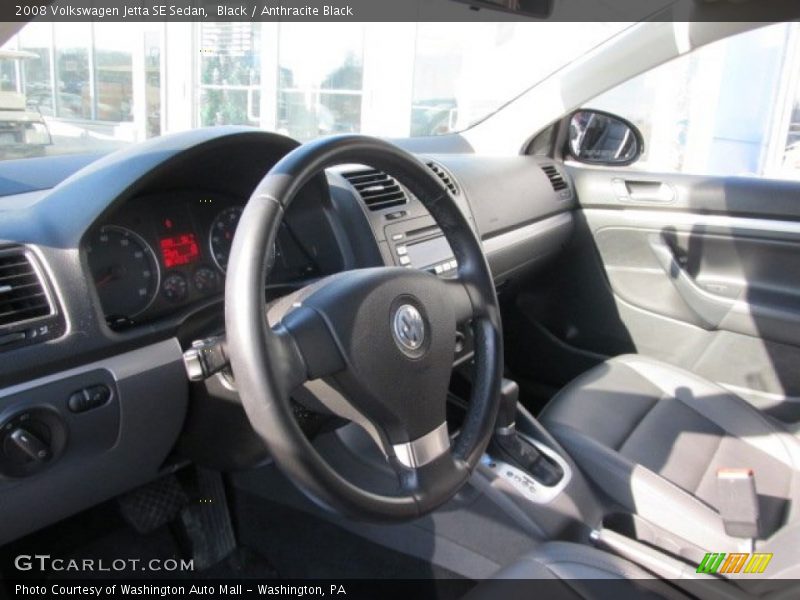 Black / Anthracite Black 2008 Volkswagen Jetta SE Sedan