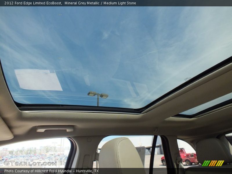 Mineral Grey Metallic / Medium Light Stone 2012 Ford Edge Limited EcoBoost