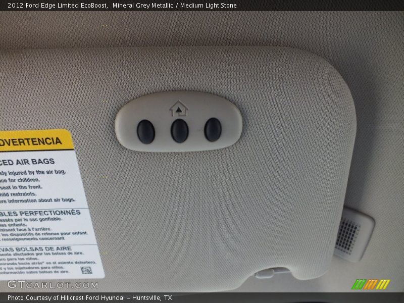 Mineral Grey Metallic / Medium Light Stone 2012 Ford Edge Limited EcoBoost