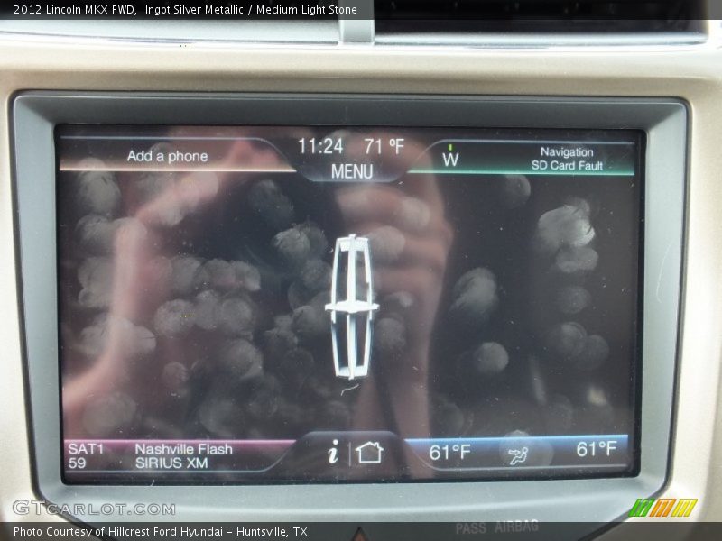 Ingot Silver Metallic / Medium Light Stone 2012 Lincoln MKX FWD