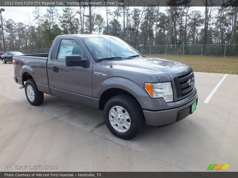 Sterling Gray Metallic / Steel Gray 2012 Ford F150 STX Regular Cab