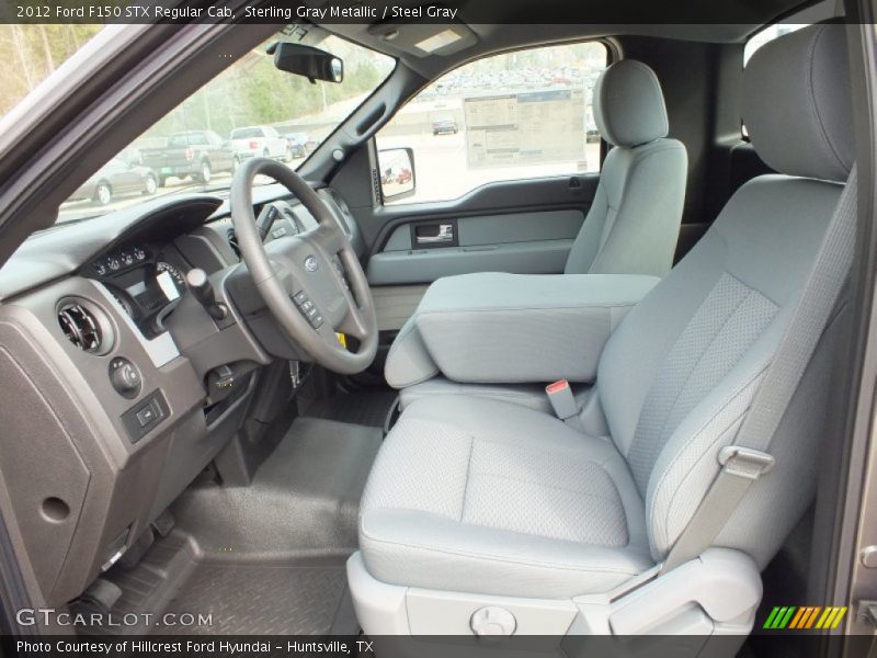 Sterling Gray Metallic / Steel Gray 2012 Ford F150 STX Regular Cab