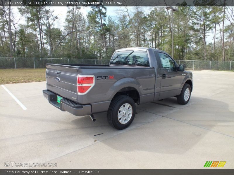 Sterling Gray Metallic / Steel Gray 2012 Ford F150 STX Regular Cab