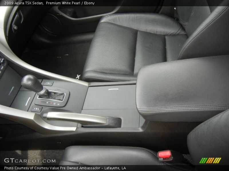Premium White Pearl / Ebony 2009 Acura TSX Sedan