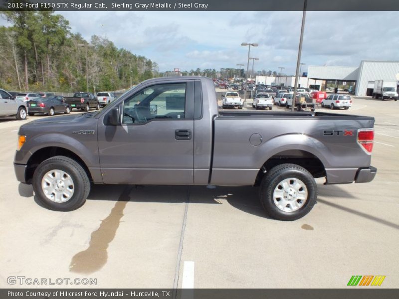Sterling Gray Metallic / Steel Gray 2012 Ford F150 STX Regular Cab