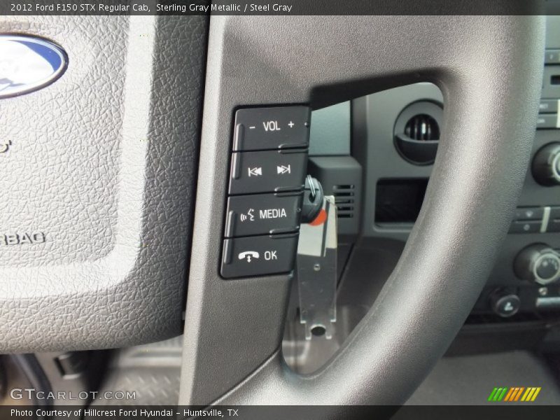 Sterling Gray Metallic / Steel Gray 2012 Ford F150 STX Regular Cab