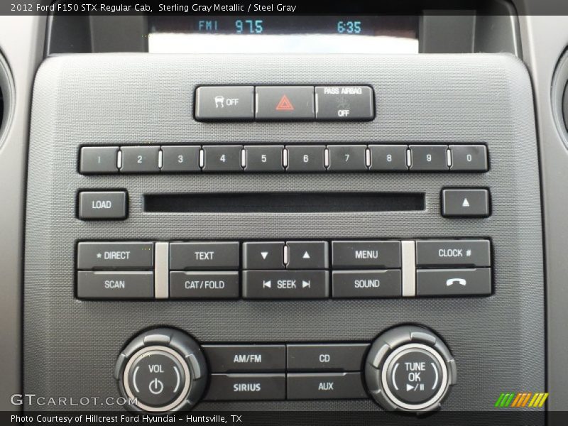 Sterling Gray Metallic / Steel Gray 2012 Ford F150 STX Regular Cab