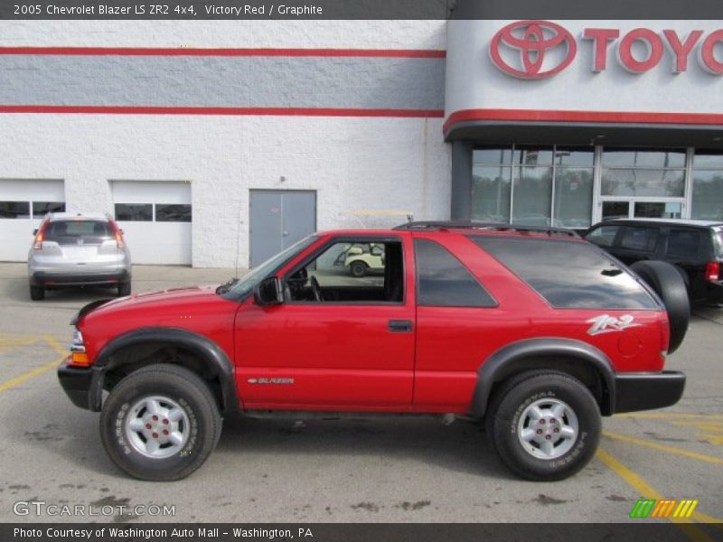 Victory Red / Graphite 2005 Chevrolet Blazer LS ZR2 4x4