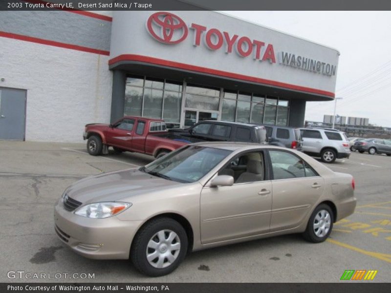 Desert Sand Mica / Taupe 2003 Toyota Camry LE