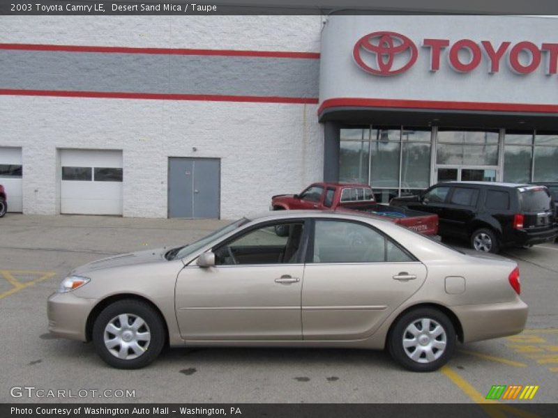 Desert Sand Mica / Taupe 2003 Toyota Camry LE