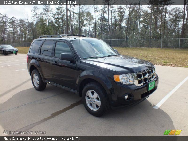 Ebony Black / Charcoal Black 2012 Ford Escape XLT
