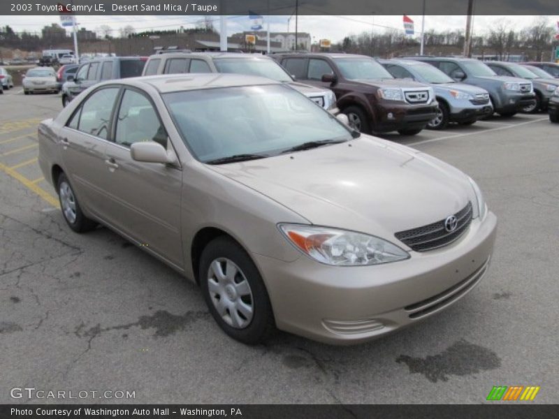 Desert Sand Mica / Taupe 2003 Toyota Camry LE