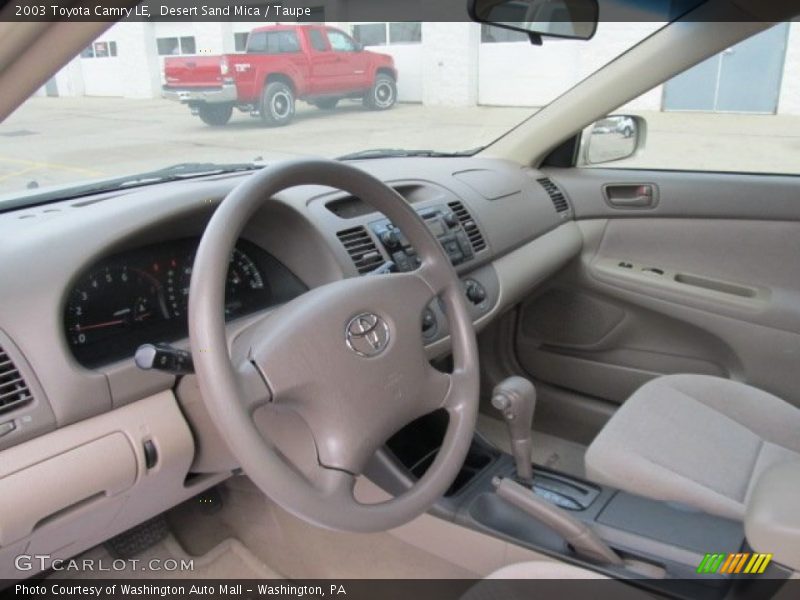 Desert Sand Mica / Taupe 2003 Toyota Camry LE