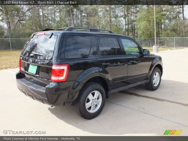 Ebony Black / Charcoal Black 2012 Ford Escape XLT