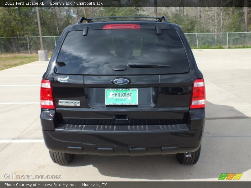 Ebony Black / Charcoal Black 2012 Ford Escape XLT