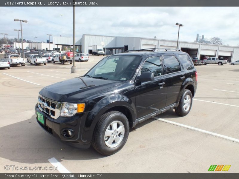 Ebony Black / Charcoal Black 2012 Ford Escape XLT