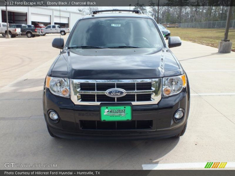Ebony Black / Charcoal Black 2012 Ford Escape XLT