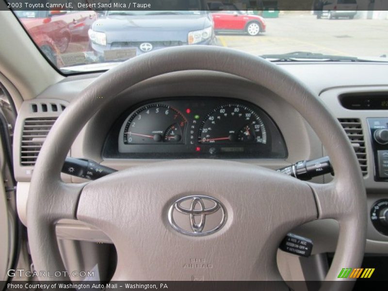 Desert Sand Mica / Taupe 2003 Toyota Camry LE