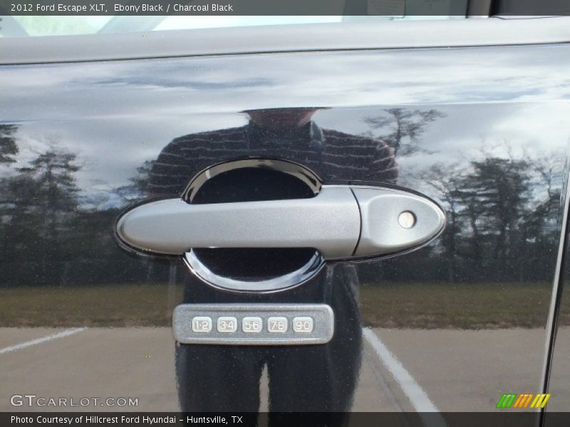 Ebony Black / Charcoal Black 2012 Ford Escape XLT