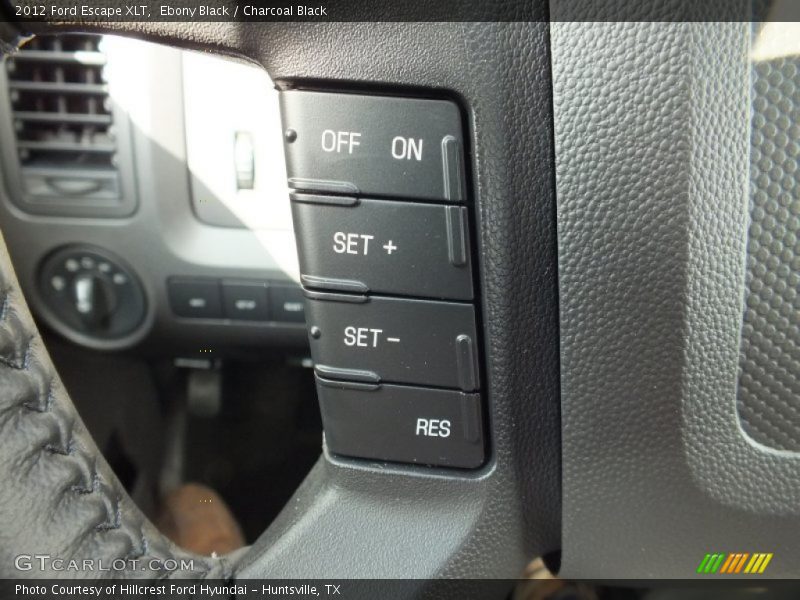 Ebony Black / Charcoal Black 2012 Ford Escape XLT