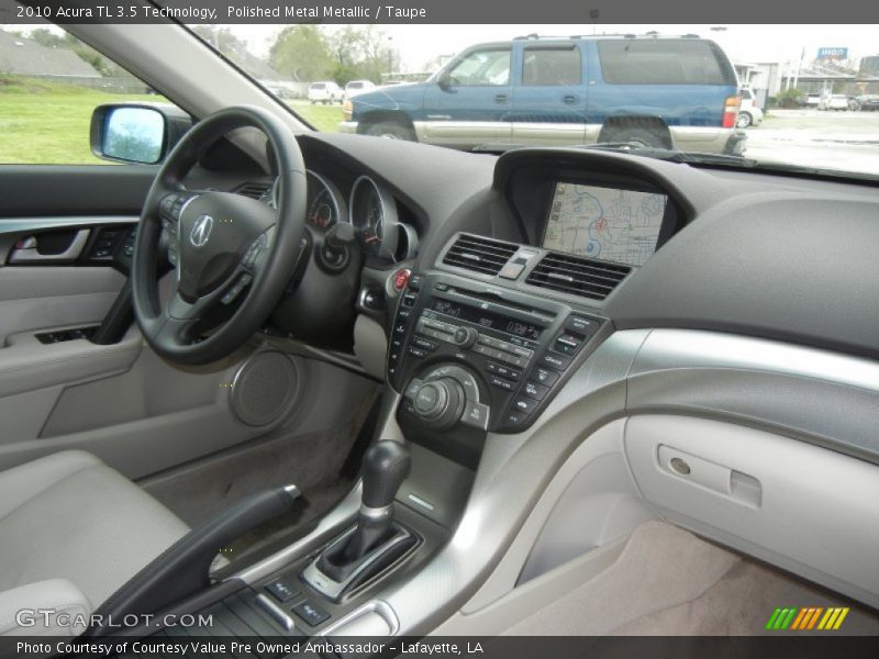 Polished Metal Metallic / Taupe 2010 Acura TL 3.5 Technology