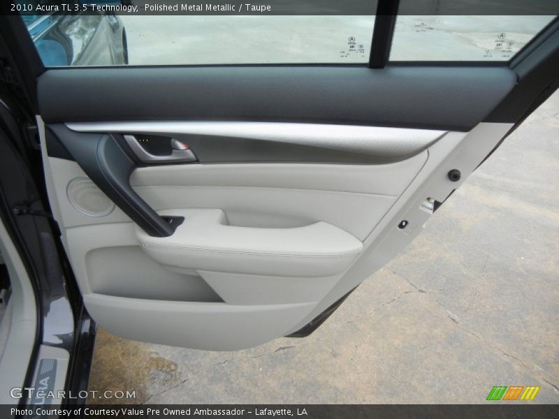 Polished Metal Metallic / Taupe 2010 Acura TL 3.5 Technology