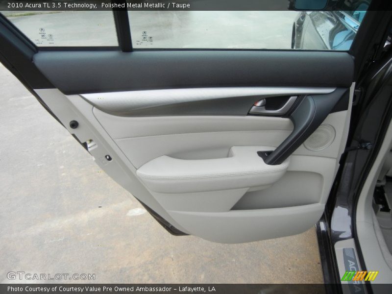 Polished Metal Metallic / Taupe 2010 Acura TL 3.5 Technology