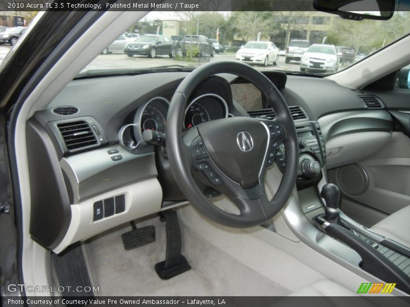 Polished Metal Metallic / Taupe 2010 Acura TL 3.5 Technology