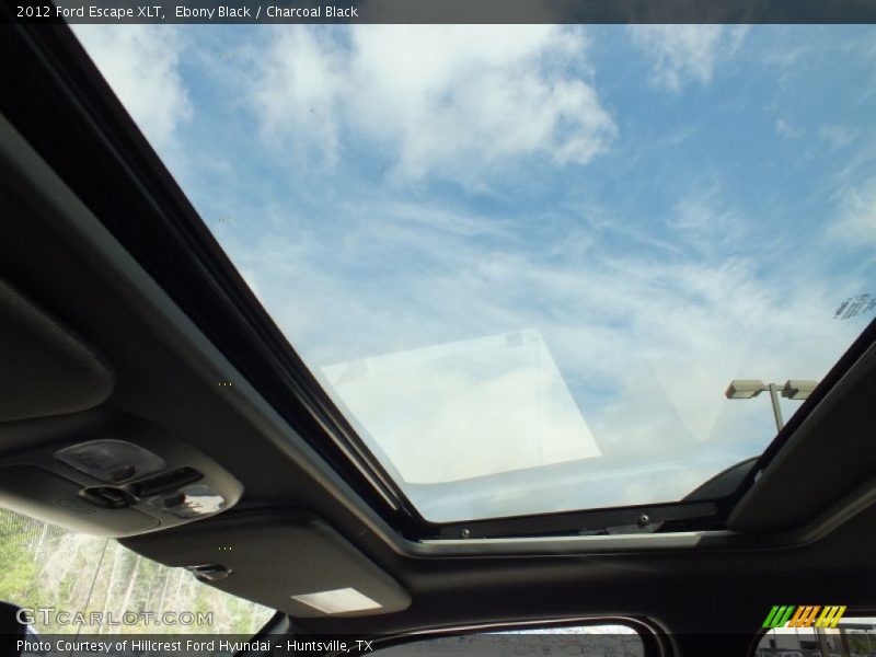Ebony Black / Charcoal Black 2012 Ford Escape XLT