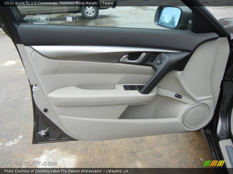 Polished Metal Metallic / Taupe 2010 Acura TL 3.5 Technology