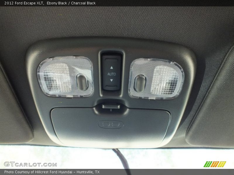 Ebony Black / Charcoal Black 2012 Ford Escape XLT
