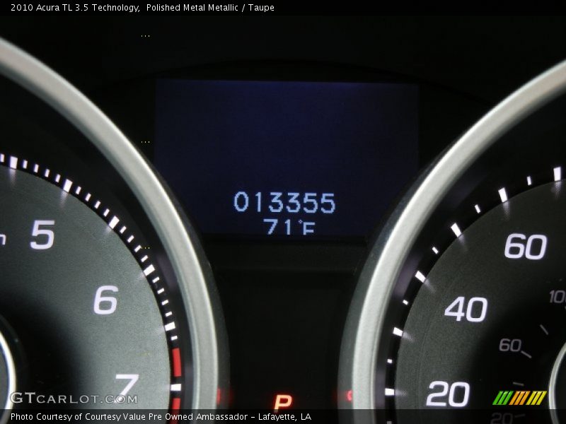 Polished Metal Metallic / Taupe 2010 Acura TL 3.5 Technology