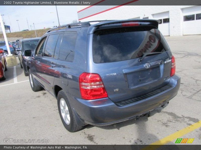 Bluestone Metallic / Ivory 2002 Toyota Highlander Limited
