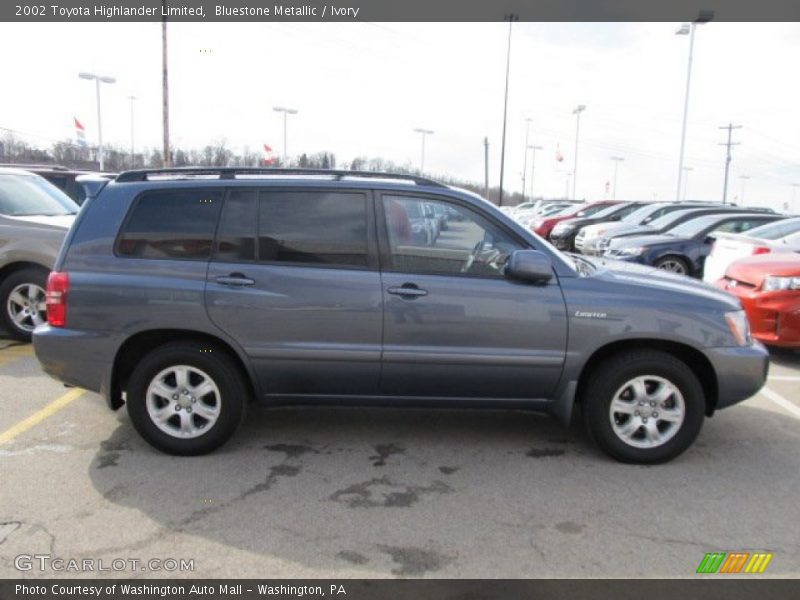 Bluestone Metallic / Ivory 2002 Toyota Highlander Limited