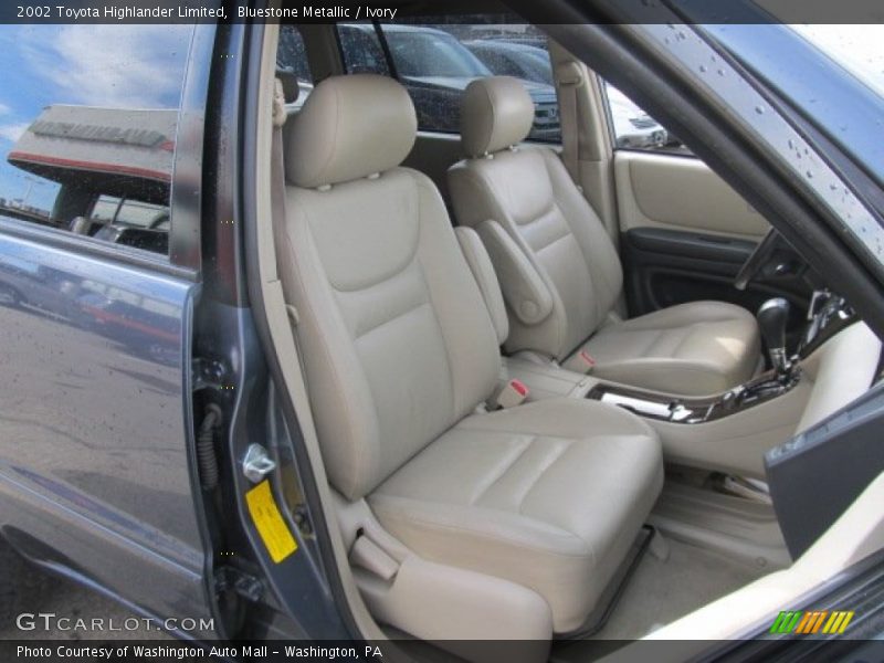 Bluestone Metallic / Ivory 2002 Toyota Highlander Limited