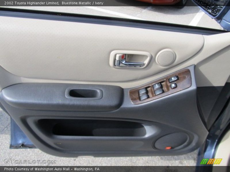 Bluestone Metallic / Ivory 2002 Toyota Highlander Limited