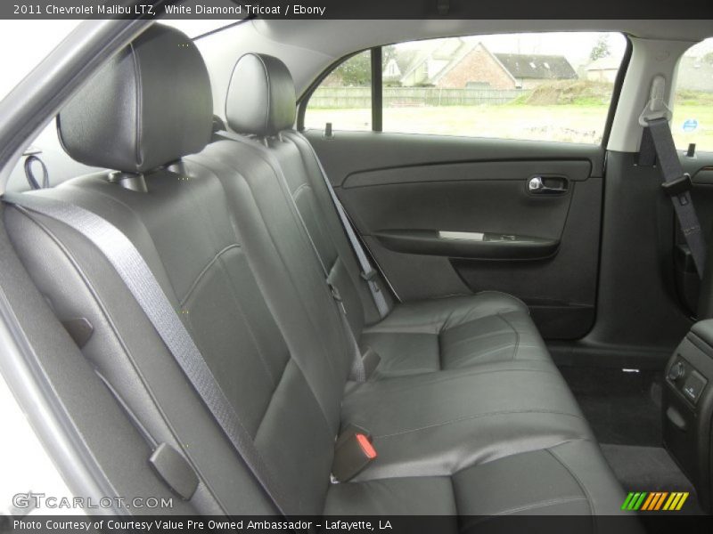 White Diamond Tricoat / Ebony 2011 Chevrolet Malibu LTZ