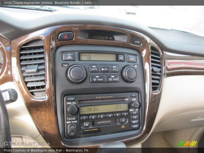 Bluestone Metallic / Ivory 2002 Toyota Highlander Limited