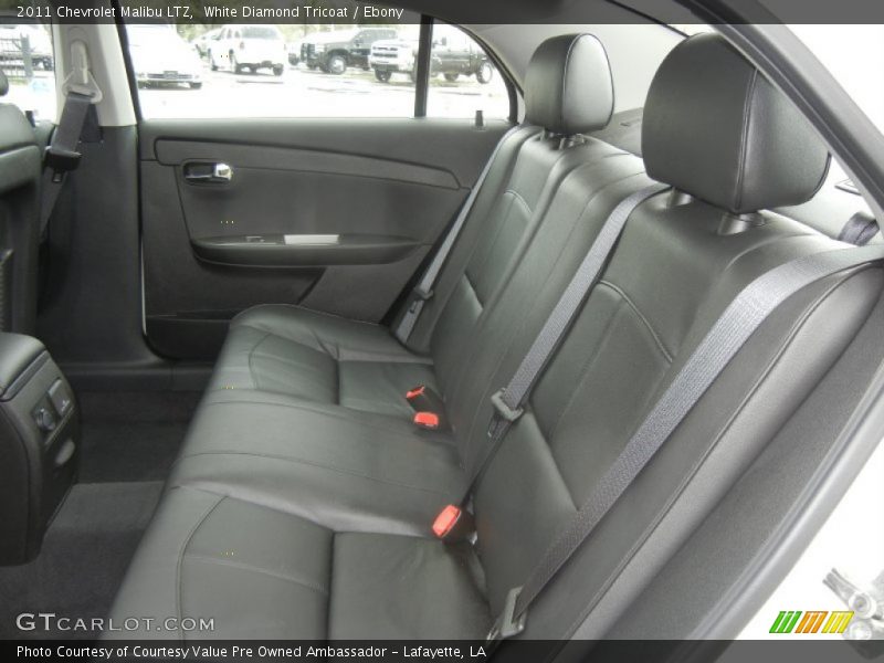 White Diamond Tricoat / Ebony 2011 Chevrolet Malibu LTZ