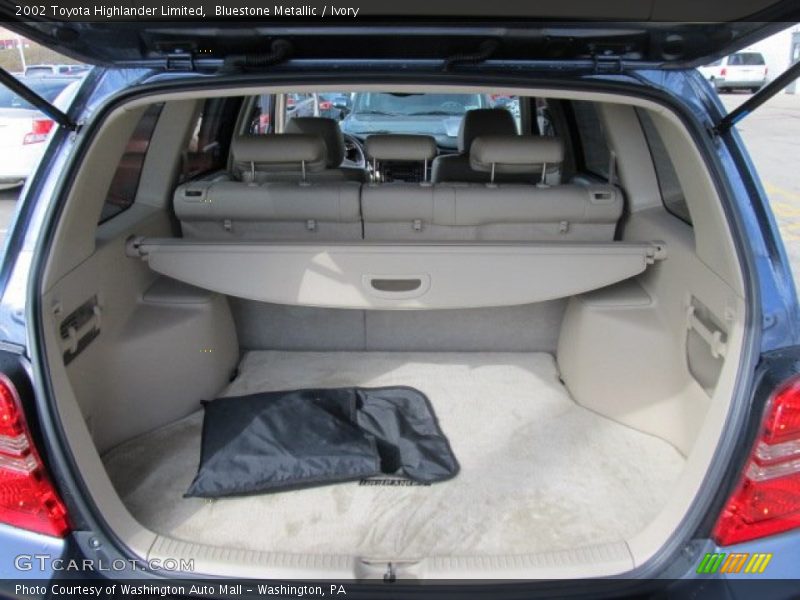 Bluestone Metallic / Ivory 2002 Toyota Highlander Limited