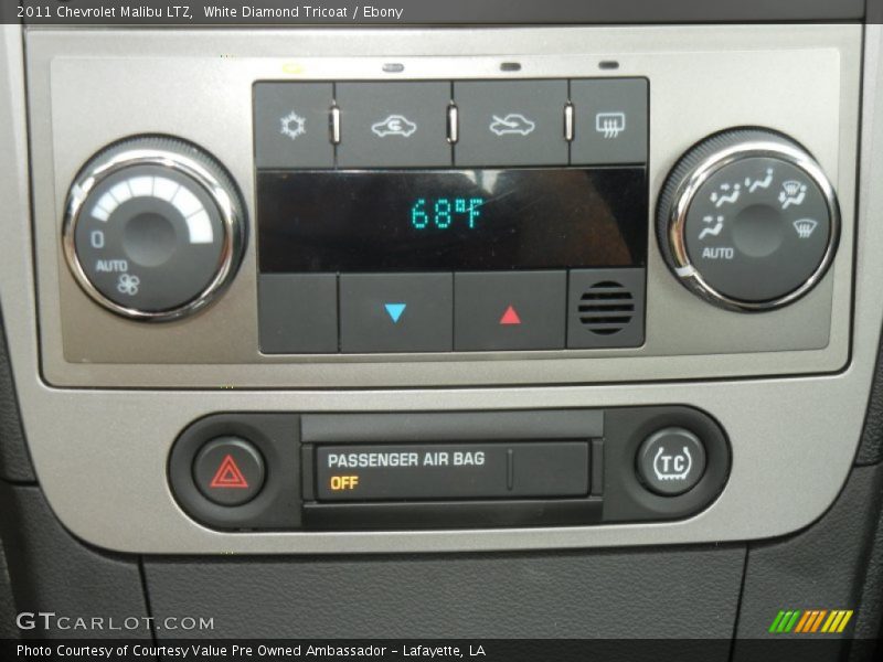 White Diamond Tricoat / Ebony 2011 Chevrolet Malibu LTZ