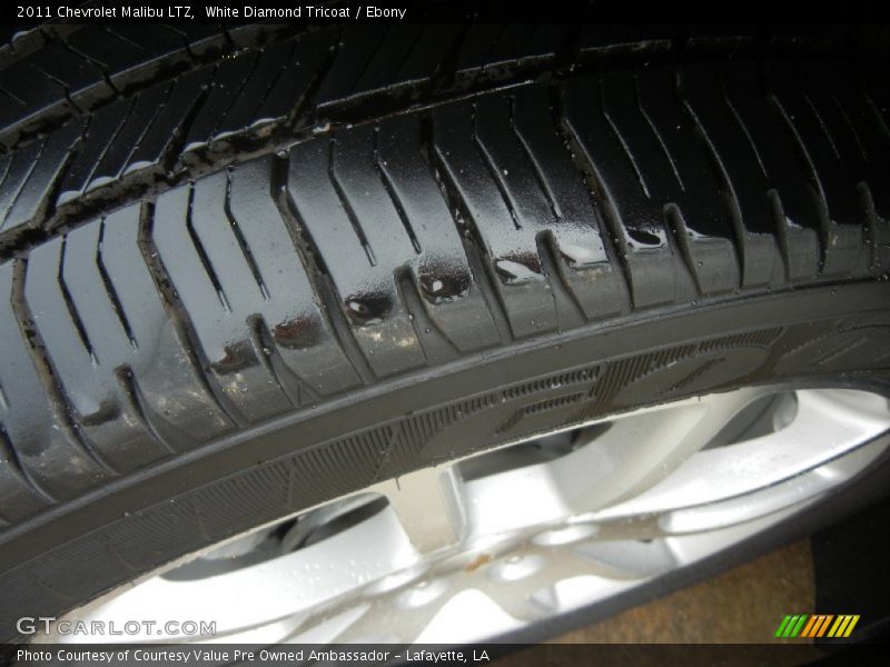 White Diamond Tricoat / Ebony 2011 Chevrolet Malibu LTZ