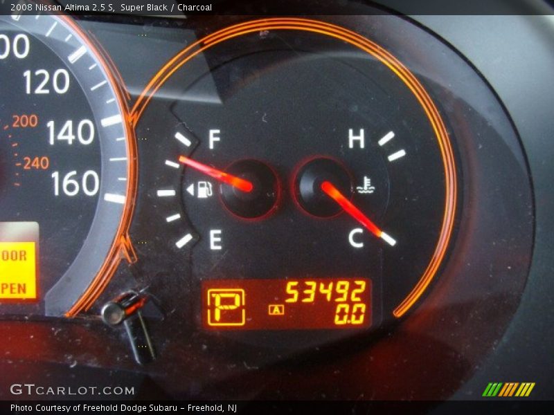 Super Black / Charcoal 2008 Nissan Altima 2.5 S